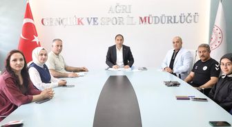 Ağrı'da yaz spor okulları ve Enduro ATV Şampiyonası için hazırlık toplantısı yapıldı