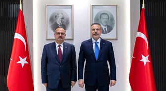 Bakan Fidan'dan Vali Canbolat'a kabul
