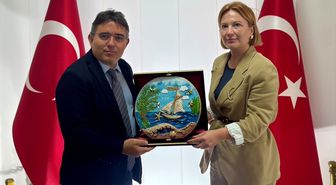 Başsavcı Yörük'ten Kaymakam Kaya'ya veda ziyareti