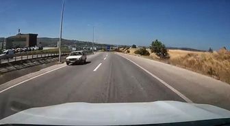 Çanakkale'de ters yönde giden sürücü kazaya davetiye çıkarttı