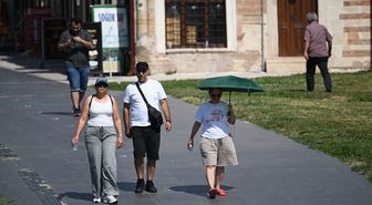 Edirne'de sıcak hava etkili oldu