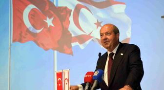 Eski KKTC Cumhurbaşkanı Tatar: 'Ana vatan, yavru vatan, mavi vatan ve gök vatan anlayışıyla geleceğe güçlü adımlarla yürüyoruz'
