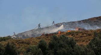 Hatay'da makilik alanda çıkan yangın kontrol altına alındı