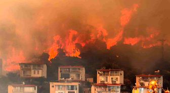 İzmir'de makilik alandaki yangın büyük ölçüde kontrol altına alındı