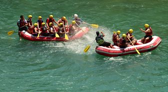 Köprülü Kanyon'da rafting, turizmin yanı sıra istihdamı da büyütüyor