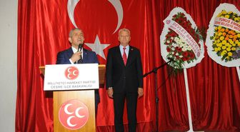 MHP Çeşme İlçe Başkanlığına Galip Uluçam yeniden seçildi