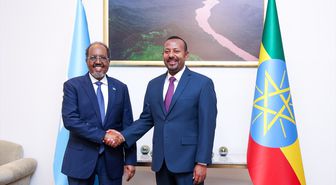 Somali Cumhurbaşkanı Mahmud, Etiyopya Başbakanı Ahmed ile görüştü