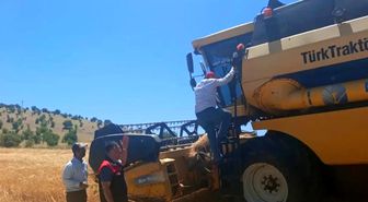 Ağın'da biçerdöver ve market denetimleri sürüyor