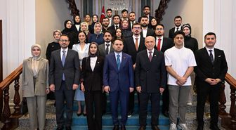 Bakan Gürlek, İstanbul 2 No'lu Barosu Başkanı Şamlı ve stajyer avukatları kabul etti