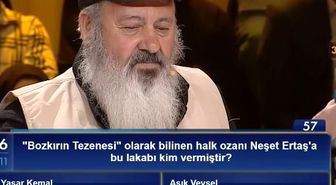 'Bozkırın Tezenesi' olarak bilinen halk ozanı Neşet Ertaş'a bu lakabı kim vermiştir?