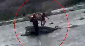 Siirt'te Kezer Çayı'nda mahsur kalan çocuk AFAD ekipleri tarafından kurtarıldı