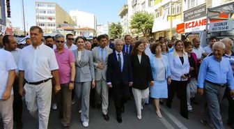 AK Parti'ye katılan Keşan Belediye Başkanı Mehmet Özcan, törenle belediyeye gitti