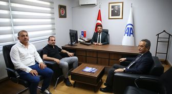 DAİMFED Genel Başkanı Karslıoğlu'ndan AA Adana Bölge Müdürlüğüne ziyaret