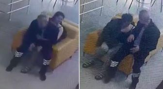 Devlet hastanesinde güvenlikten uygunsuz görüntüler! Hastalar şifa beklerken rezaleti izledi
