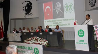Edirne'de tarımsal kalkınma kooperatifleri genel kurulu yapıldı