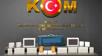 Kırşehir'de çok sayıda kaçak ürün yakalandı