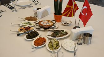 Kuzey Makedonyalı basın mensuplarına 'Türk Lezzetleri' tanıtıldı