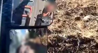Madde kullanarak motosiklet sürdü