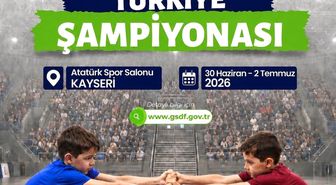 Mas Güreşinin genç yetenekleri Kayseri'de buluşuyor