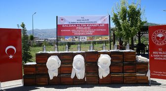 Muş'ta 120 kişiye kovan, karavan ve arıcılık ekipmanı dağıtıldı
