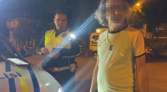 Polislere selam vermek için gitti, 50 bin ceza yeyip ehliyetinden oldu