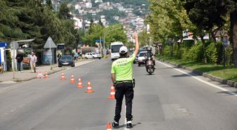Ordu'da polis ekiplerince 19 bin 772 araç denetlendi
