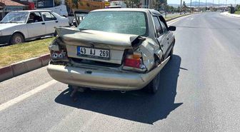 Tavşanlı'da trafik kazası 1 yaralı