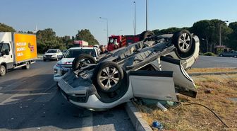 Aydın'da iki otomobilin çarpışması sonucu 4 kişi yaralandı