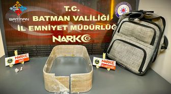 Batman'da valizinde uyuşturucu bulunan yabancı uyruklu zanlı tutuklandı