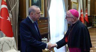 Erdoğan, Katolik Episkoposlar heyetini kabul etti