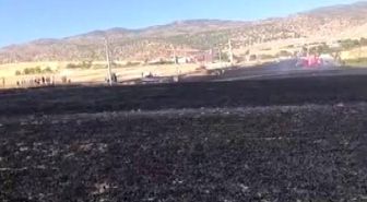 Diyarbakır'da 100 dönümlük alan alevlere teslim oldu