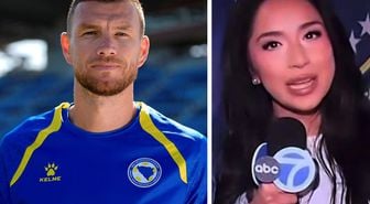 Edin Dzeko'dan Amerikalı kadın muhabirin küstah sözlerine hak ettiği gibi cevap