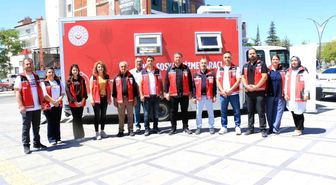 Elazığ'da mobil sosyal hizmet aracı vatandaşlarla buluştu