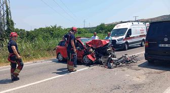 Erdek'te zincirleme kaza: 1 ölü, 2 yaralı