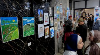 'Gazze Renklerle Konuşuyor'; Filistinli çocuklar umut ve barış özlemini tuvale döktü