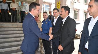 Hizan Kaymakamı Bilgin'den veda ziyaretleri