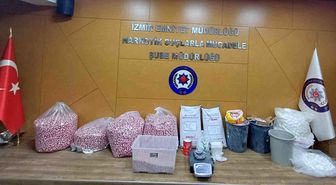 İzmir'de zehir tacirlerine büyük darbe: 121 bin 816 uyuşturucu nitelikli hap ele geçirildi