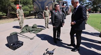 Mardin Valisi Akkoyun, Korgeneral Hulusi Sayın Kışlası'nı ziyaret etti