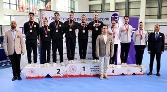 MCBÜ'lü cimnastikçilerden Ankara'da madalya yağmuru