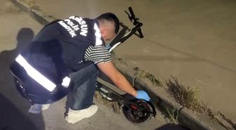 Peçeteye emdirilen uyuşturucuyu scooter bataryasında sakladı