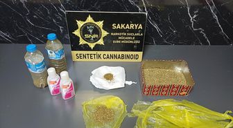 Sakarya'da sentetik uyuşturucu imal edip satan 2 şüpheli tutuklandı