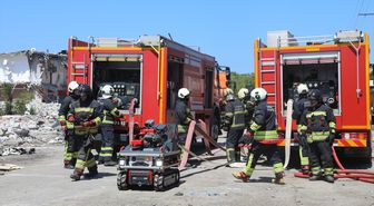 Samsun'da endüstriyel tesisler ve sanayi bölgelerindeki yangınlara robotla müdahale edilecek