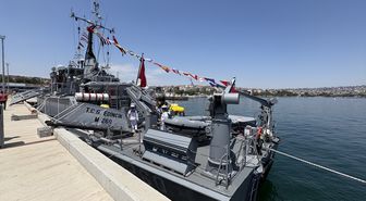 TCG Edincik M260 gemisi Tekirdağ'da ziyarete açıldı