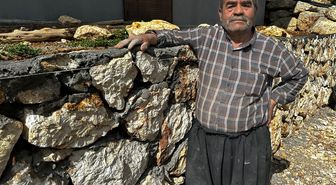 Unutulmaya yüz tutan taş duvar ustalığını 50 yıldır sürdürüyor