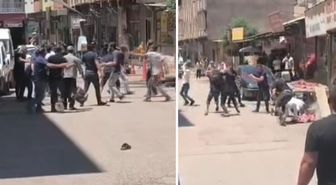 Şanlıurfa'da taşlı-sopalı kavga kamerada