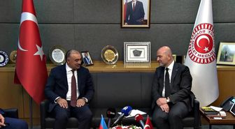 Soylu, Azerbaycan Büyükelçisi Memmedov'u Kabul Etti