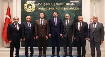 AK Parti Muğla heyeti, Bakan Kurum ile kentteki projeleri görüştü