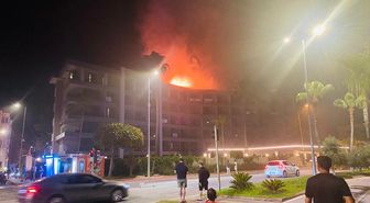 Alanya'da otelde çıkan yangın söndürüldü