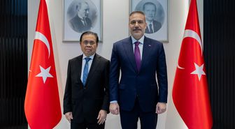 Bakan Fidan, Moro İslam Kurtuluş Cephesi lideri İbrahim ile görüştü