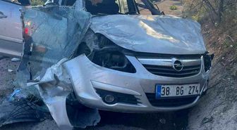 Balıkesir'de şarampole uçan otomobilde 1 kişi yaralandı